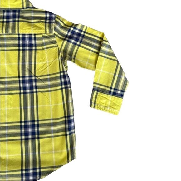 GAP Kids | Yellow/Blue | PLAID SHIRT - Picture 8 of 10
